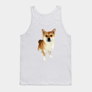 Lilly the Shiba Inu Sitting Down Tank Top